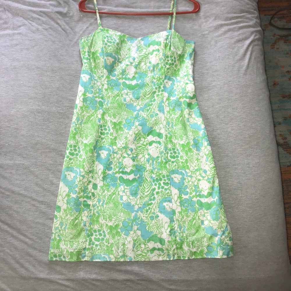 Lily thin strapped form fitting dress